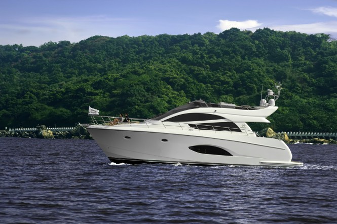 Newly-launched luxury yacht Horizon E54