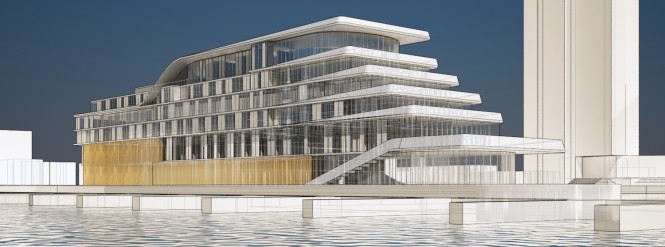 Ocean Village Artists Impression of the Superyacht-inspired Luxurious Hotel