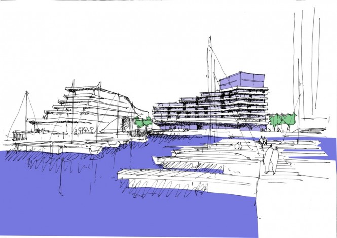 Ocean Village Artists Impression of the £25 million Luxury Hotel