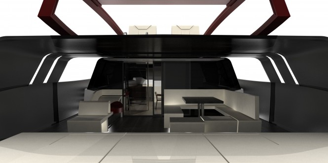 On board Blunt 118 Superyacht