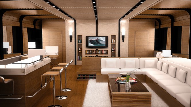 On board Super Cat 154 Yacht by Franco Gianni