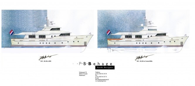 28.28m P B BEHAGE Yacht Concept