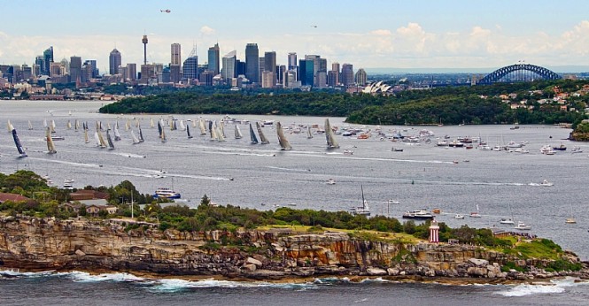 Rolex Sydney Hobart Yacht Race start Photo By Rolex  Carlo Borlenghi