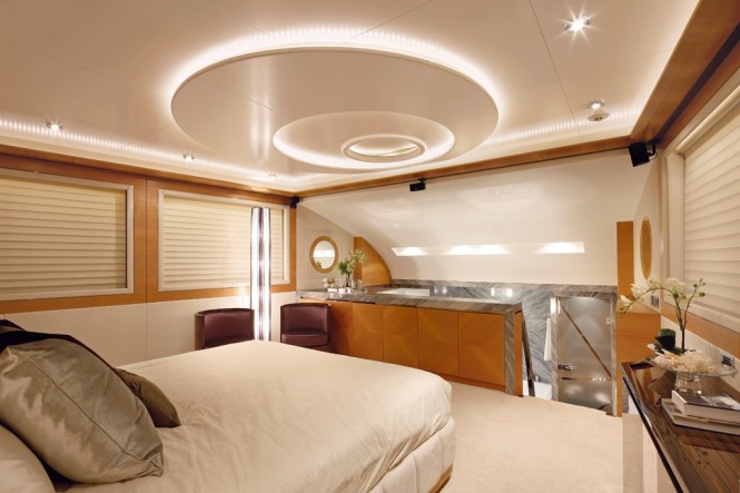 Stunning interior design of the luxury yacht MUSES