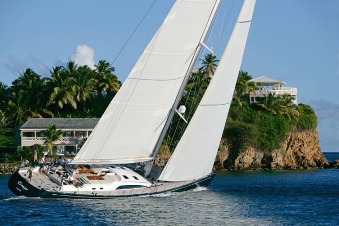 Swan 100S charter yacht Virago - launched in 2006