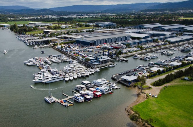 The Gold Coast Marine Expo featured hundreds of exhibits sprawled over 36 hectares
