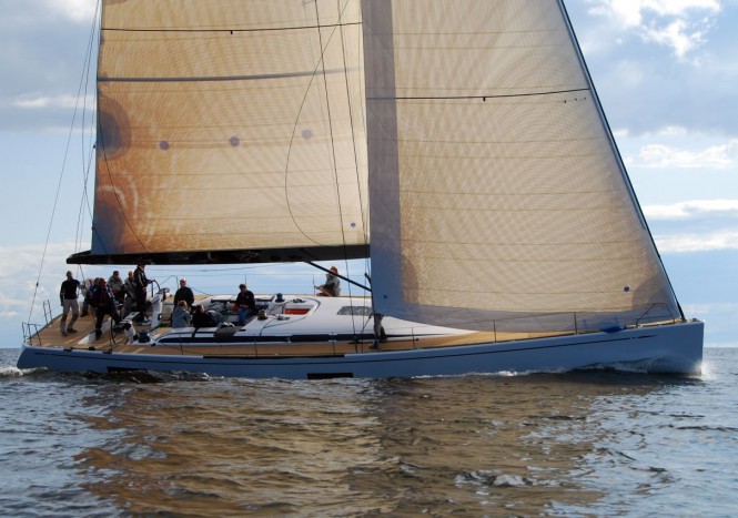 A Nautor's Swan 60 Sailing Yacht