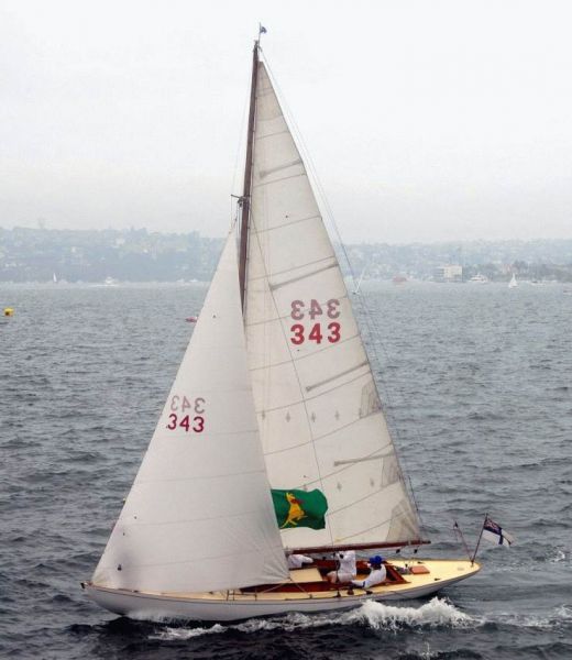 Antares won the Classic Yachts division of last year’s 175th Australia Day Regatta Photo John Jeremy
