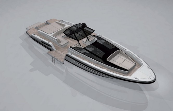 DarielUP Yacht - view from above