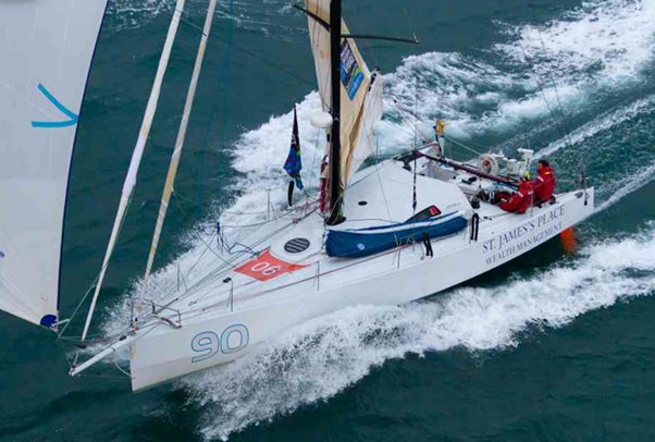 Hannah Jenner on Peter Harding's 40 Degrees in the 2011 Transat Jacque Vabre Credit Alexis Courcoux