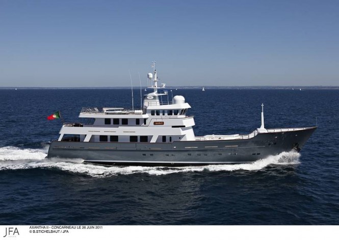 JFA luxury motor yacht Axantha II Credit: B. Stichelbaut/JFA