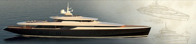 Luxury Motor Yacht KT designed by Michael Givens