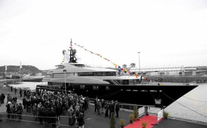 Motor Yacht Slipstream at her launch