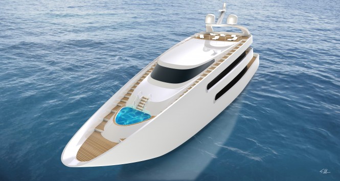 PIONA Superyacht - front view