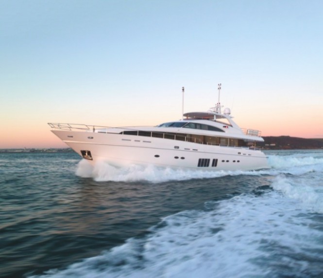Princess 32M superyacht Image credit Princess Yachts International