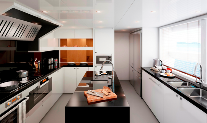 Princess Yachts 40m motor yacht - Galley