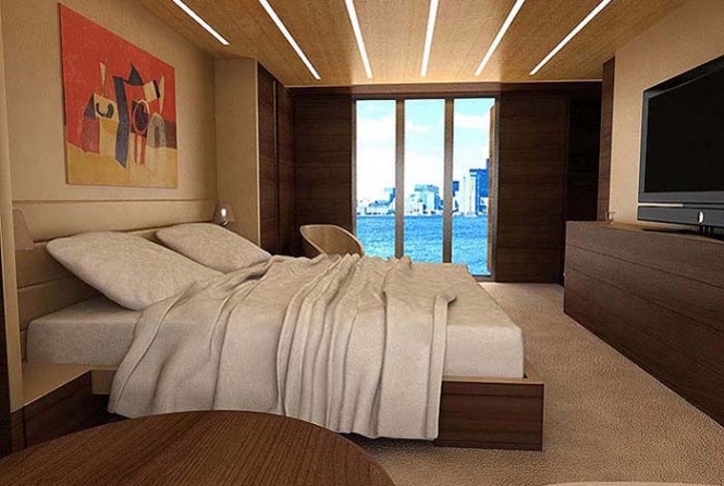 Super Yacht Aicon Navetta 110 Interior