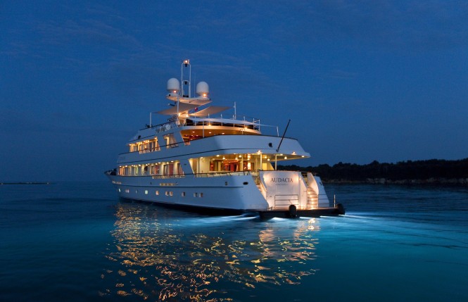 Superyacht Audacia - Photo Marc Paris courtesy of Pendennis Shipyard