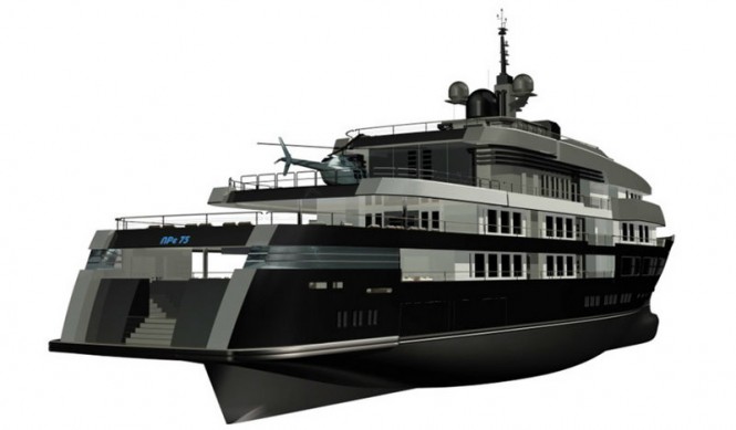 The 75m luxury yacht NPe75 by Gian Paolo Nari