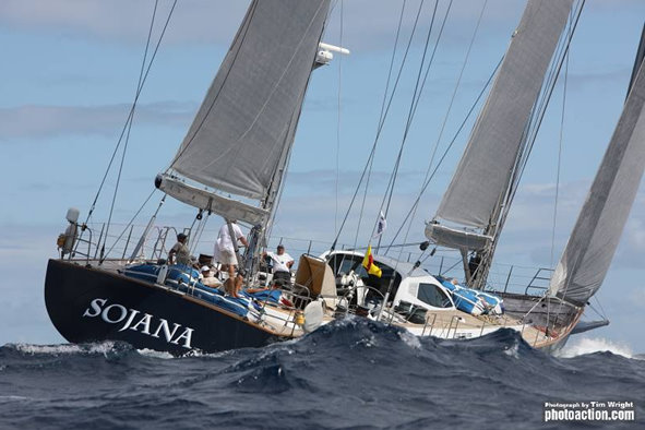 115´ charter yacht Sojana Photo by T. Wright/photoaction