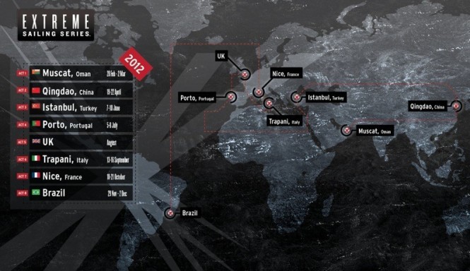 2012 Extreme Sailing Series Venues
