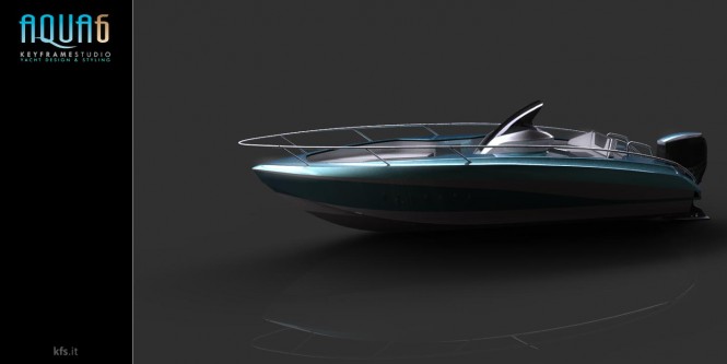 AQUA6 Yacht - side view