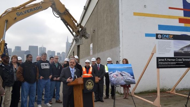 Breaking ground on the Port of San Francisco’s James R. Herman Cruise Terminal at Pier 27