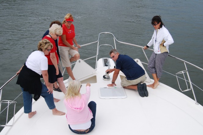 Educational events such as Women on Water seminars will teach skills such as anchoring
