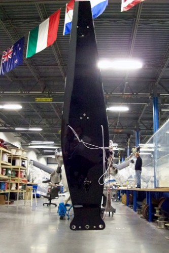 Hall Spars four-spreader mast for the 50m sailing yacht Wally 164