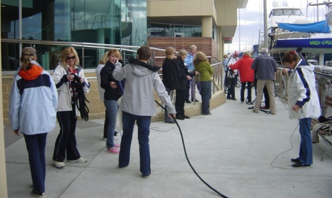 Learning the ropes  Riviera owners gain valuable skills at the Ladies Skipper's Day