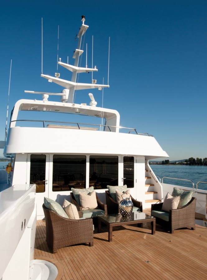 Motor yacht FIRST DRAW -  Aft Bridge Deck