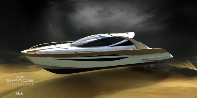 New motor yacht Space 65´ by KEYFRAMESTUDIO