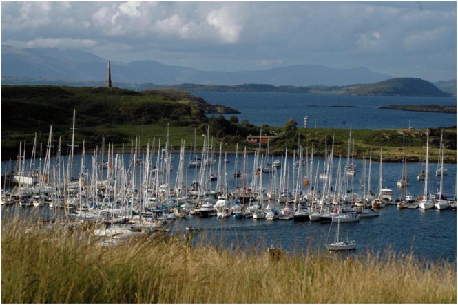 Oban Marina situated in the Isle of Kerrera on the West Coast of Scotland