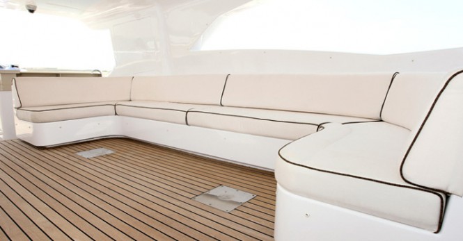 On board the luxury yacht Majesty 121