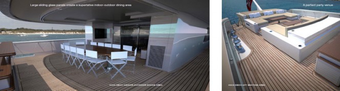 On board the luxury yacht Smeralda