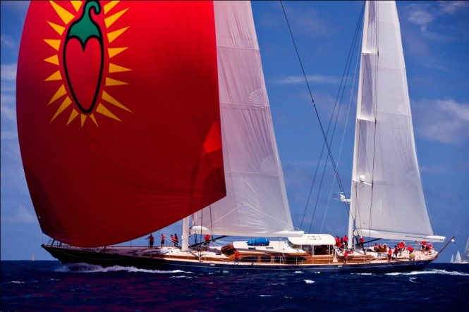 Pendennis sailing yacht Christopher nominated for the World Superyacht Awards - Credit Cory Silken 