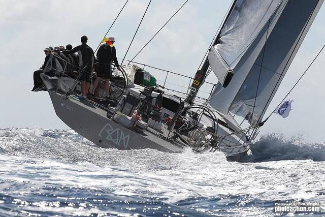 RORC Caribbean 600, 2012. Rán off St Martin on Tuesday 21st February - Credit: RORC Caribbean 600/Tim Wright/Photoaction 