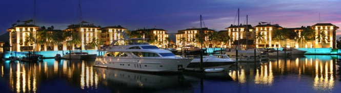 Royal Phuket Marina by night