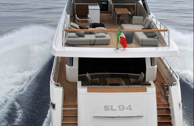 SL94 Superyacht - rear view