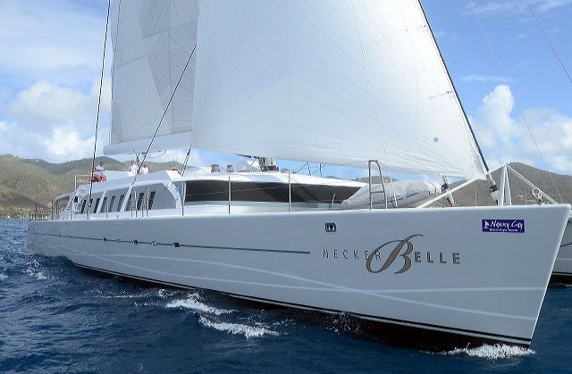 Sir Richard Branson's Necker Belle participates in the 2011 BVI Spring Regatta and Sailing Festival - Credit Todd VanSickle - BVI Spring Regatta& Sailing Festival