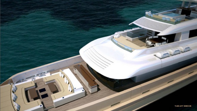 Smeralda Superyacht´s Decks