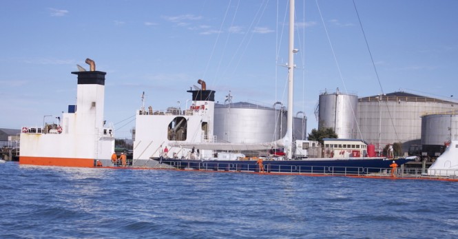 Endeavour Superyacht aboard Dockwise