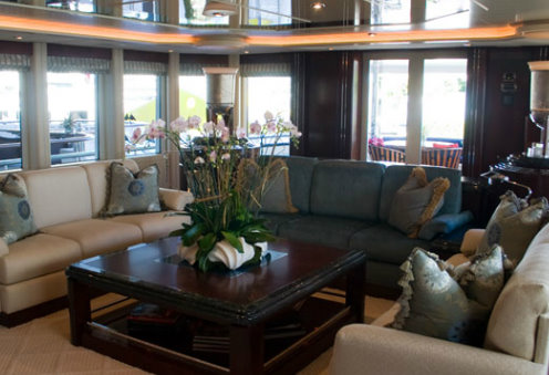 The Princess Too Superyacht Saloon