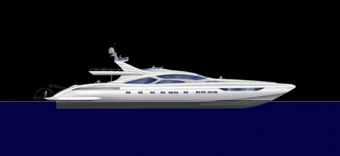 The innovative superyacht Mangusta 205