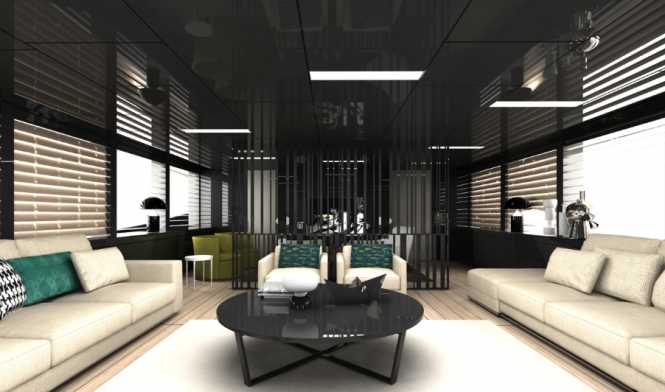 Mangusta Oceano 148 Yacht - Salon