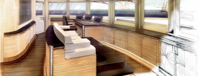 60m motor yacht Amels 199 Dual bridge conning stations with observer seats