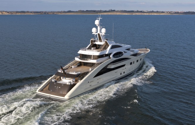 85m megayacht ACE - Photo by Klaus Jordan