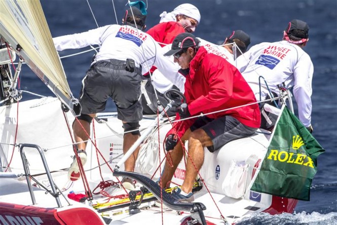 BUDGET MARINE/GILL, first after day one in Division CSA 1 Photo by Rolex Ingrid Abery