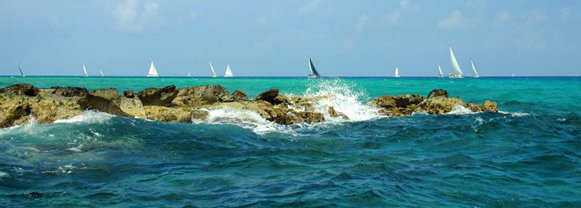 Champagne sailing for BVI Sailing Festival competitors racing round Virgin Gorda for the Bitter End Cup Credit: BVI Yacht Shots/BVI Spring Regatta & Sailing Festival 