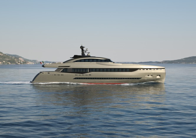 Columbus Sport 130’ Hybrid motor yacht by Palumbo Shipyard 